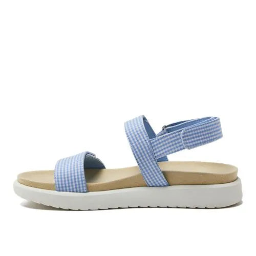 Women's Comfort Adjustable Gingham Sandals