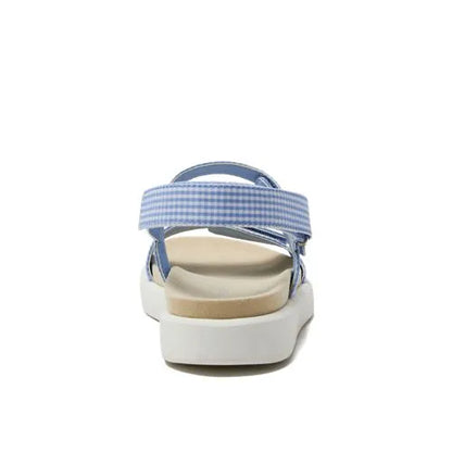 Women's Comfort Adjustable Gingham Sandals