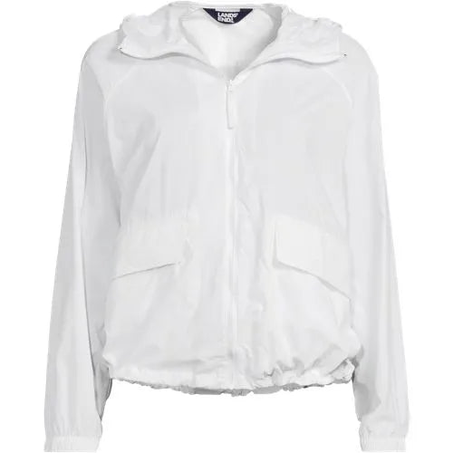 Women's UPF Packable Hooded Windbreaker Jacket