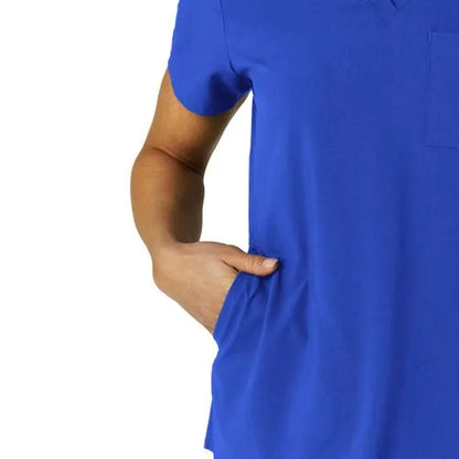 School Uniform Women's Wink W123 Flex-n-Reach V-Neck Scrub Top