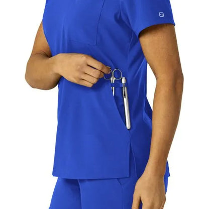 School Uniform Women's Wink W123 Flex-n-Reach V-Neck Scrub Top