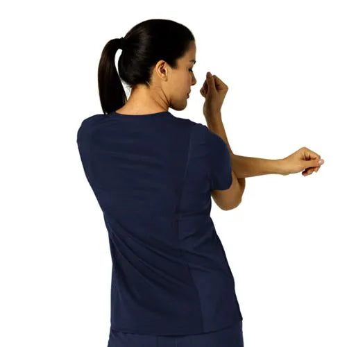 School Uniform Women's Wink W123 Flex-n-Reach V-Neck Scrub Top