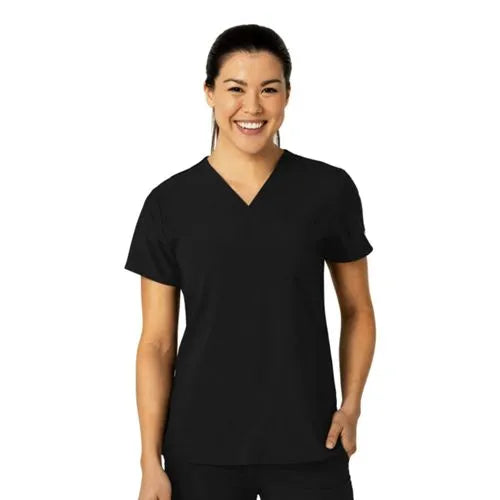 School Uniform Women's Wink W123 Flex-n-Reach V-Neck Scrub Top