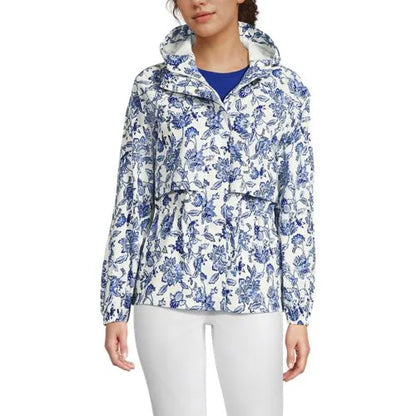 Women's Print Squall Packable Rain Jacket