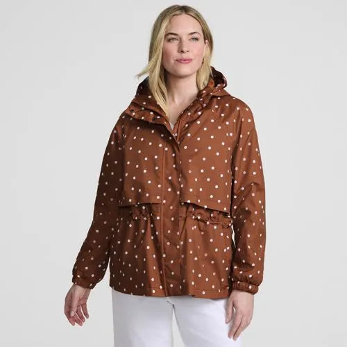 Women's Print Squall Packable Rain Jacket