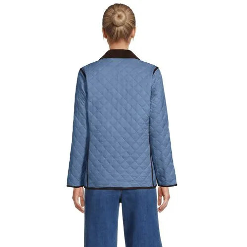 Women's Print Reversible Barn Quilted Insulated Jacket