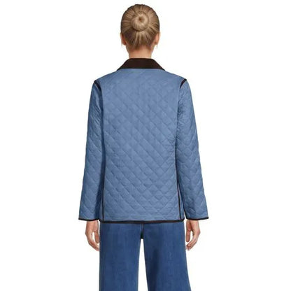 Women's Print Reversible Barn Quilted Insulated Jacket