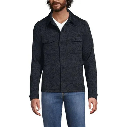 Unisex Sweater Fleece Shirt Jacket