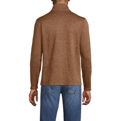 School Uniform Men's Sweater Fleece Zip Front Jacket