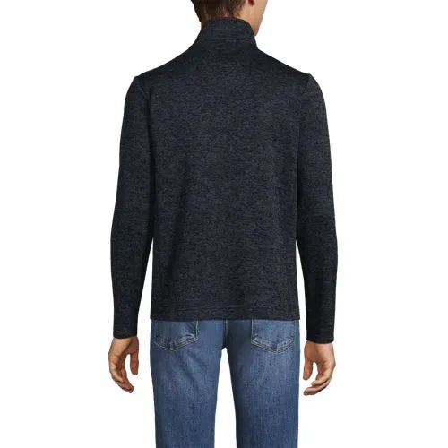 School Uniform Men's Sweater Fleece Zip Front Jacket