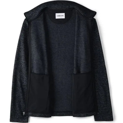 School Uniform Men's Sweater Fleece Zip Front Jacket