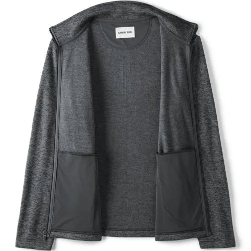School Uniform Men's Sweater Fleece Zip Front Jacket
