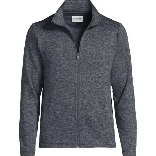 School Uniform Men's Sweater Fleece Zip Front Jacket