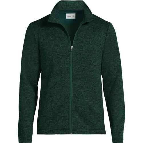 School Uniform Men's Sweater Fleece Zip Front Jacket