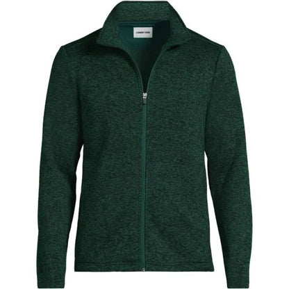 School Uniform Men's Sweater Fleece Zip Front Jacket