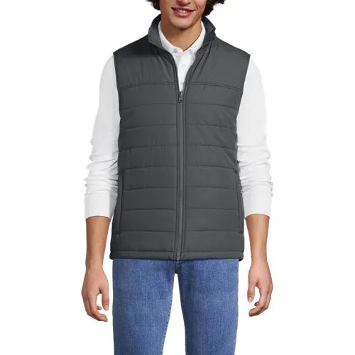 School Uniform Men's Insulated Zip Front Vest