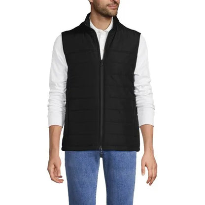 School Uniform Men's Insulated Zip Front Vest