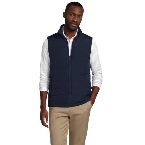 School Uniform Men's Insulated Zip Front Vest
