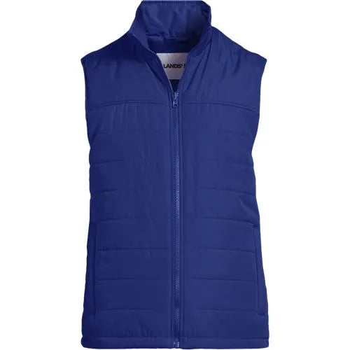 School Uniform Men's Insulated Zip Front Vest