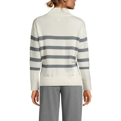 Women's Cotton Modal Funnel Neck Sweater