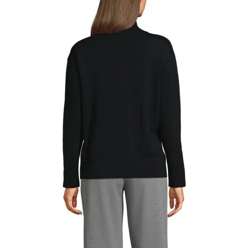 Women's Cotton Modal Funnel Neck Sweater