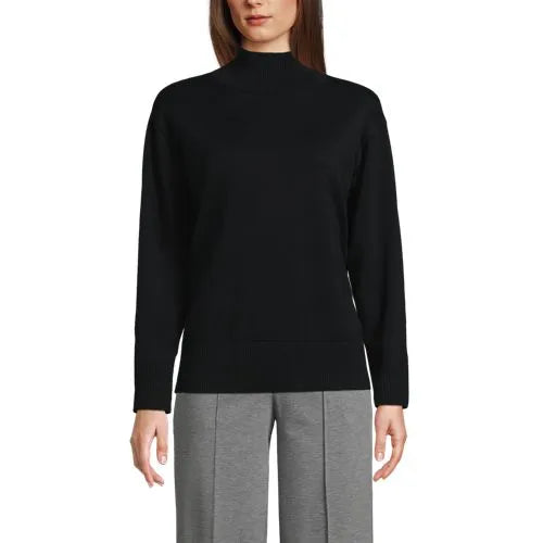 Women's Cotton Modal Funnel Neck Sweater
