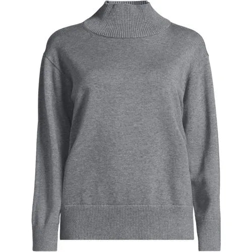 Women's Cotton Modal Funnel Neck Sweater