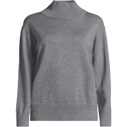 Women's Cotton Modal Funnel Neck Sweater