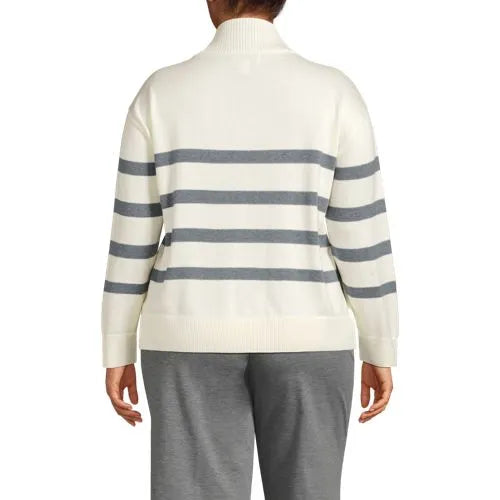 Women's Cotton Modal Funnel Neck Sweater