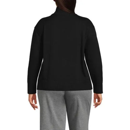 Women's Cotton Modal Funnel Neck Sweater