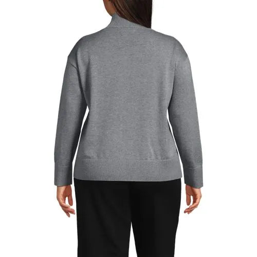 Women's Cotton Modal Funnel Neck Sweater