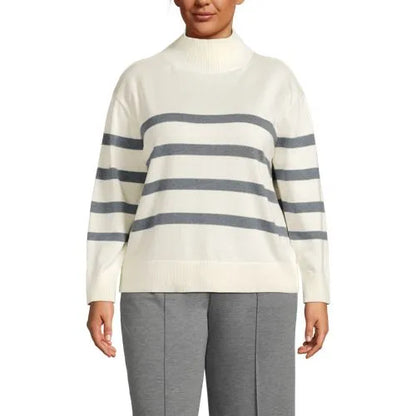 Women's Cotton Modal Funnel Neck Sweater