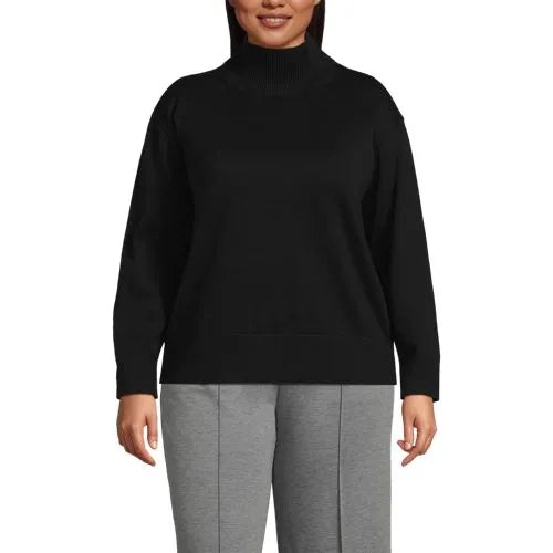 Women's Cotton Modal Funnel Neck Sweater