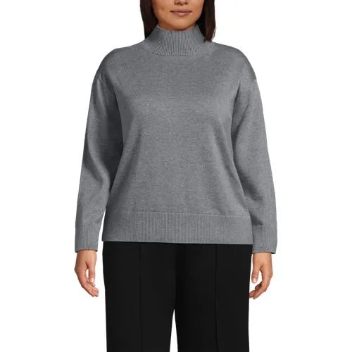 Women's Cotton Modal Funnel Neck Sweater