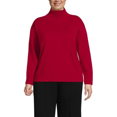 Women's Cotton Modal Funnel Neck Sweater