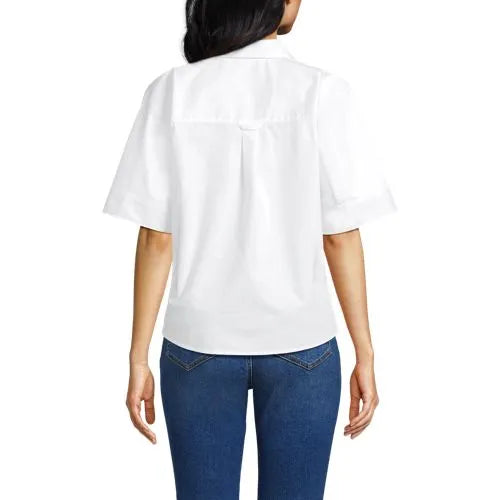 Women's Cooling Elbow Sleeve Button Front Shirt