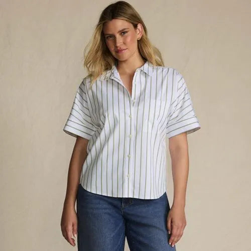 Women's Cooling Elbow Sleeve Button Front Shirt