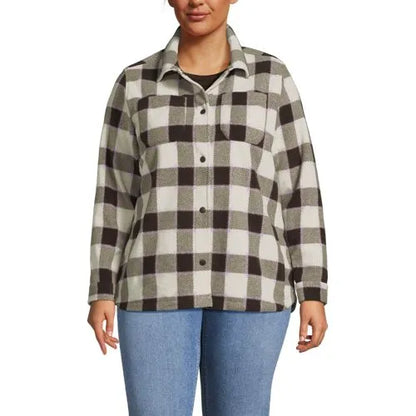 Women's Print Anyweather Fleece Shirt Jacket