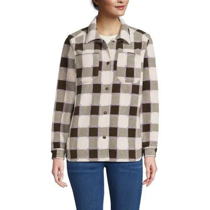 Women's Print Anyweather Fleece Shirt Jacket