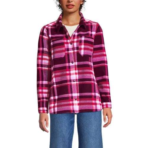 Women's Print Anyweather Fleece Shirt Jacket