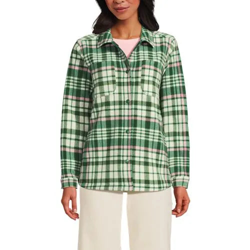 Women's Print Anyweather Fleece Shirt Jacket