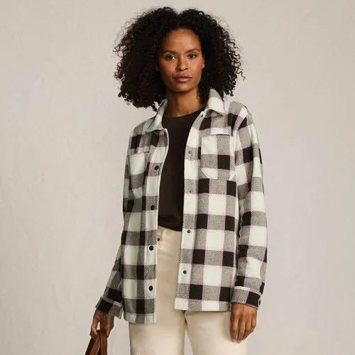 Women's Print Anyweather Fleece Shirt Jacket