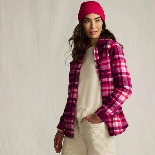 Women's Print Anyweather Fleece Shirt Jacket