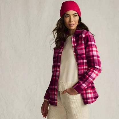 Women's Print Anyweather Fleece Shirt Jacket