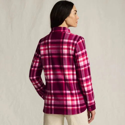Women's Print Anyweather Fleece Shirt Jacket