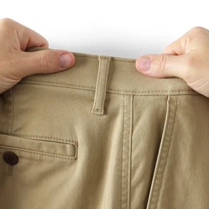 Men's Knockabout Comfort Waist Easy Classic Fit Flannel Lined Chino Pant