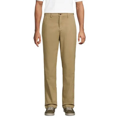 Men's Knockabout Comfort Waist Easy Classic Fit Flannel Lined Chino Pant