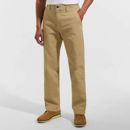 Men's Knockabout Comfort Waist Easy Classic Fit Flannel Lined Chino Pant