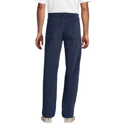 Men's Corduroy Comfort Waist Easy Classic Fit 5 Pocket Pant