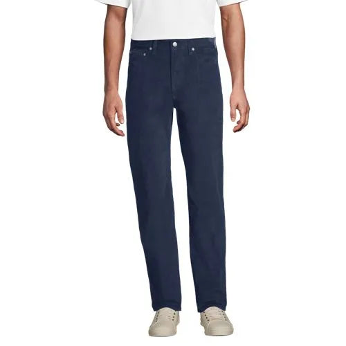 Men's Corduroy Comfort Waist Easy Classic Fit 5 Pocket Pant